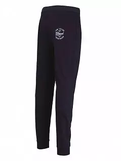 Мужские брюки на резинке со шнурком темно-синего цвета Tom Tailor RT71043/5609